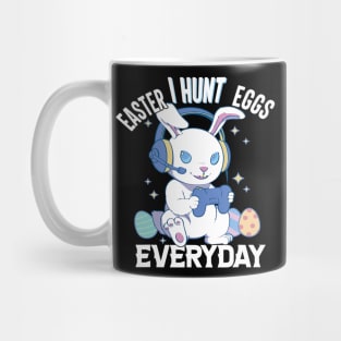 I hunt Easter eggs everyday gaming rabbit Mug